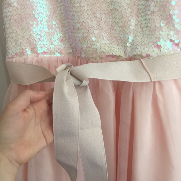 The Children's Place Girls Pink Sequin Dress - Picture 3 of 6